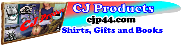 cjp44 logo shirts caps rubber stamps labels banners