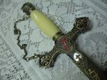 White Handled Knight Templar Sword