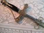 Black Handled Knight Templar Sword